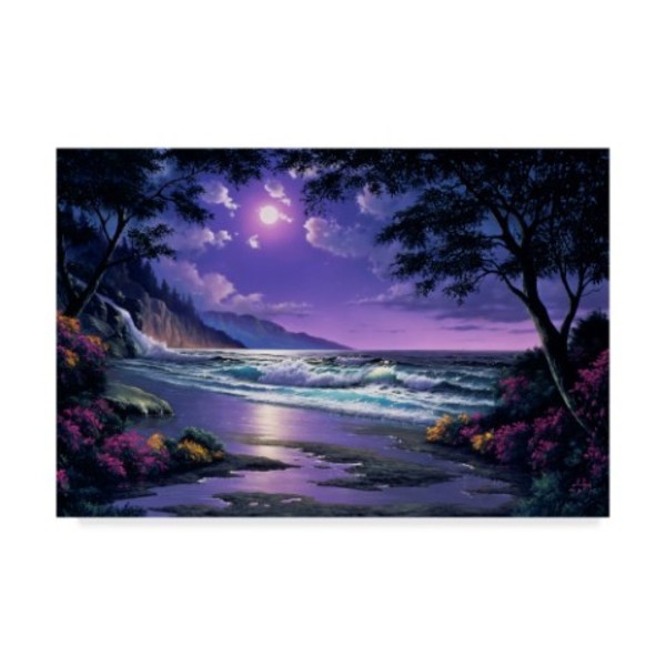Trademark Fine Art Anthony Casay 'Coast Line 1' Canvas Art, 16x24 ALI20267-C1624GG